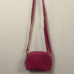 MARC JACOBS small dark pink crossbody